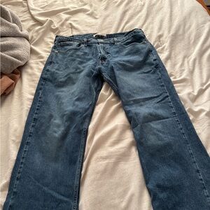 Signature by Levi Strauss Dark Blue Straight Jeans